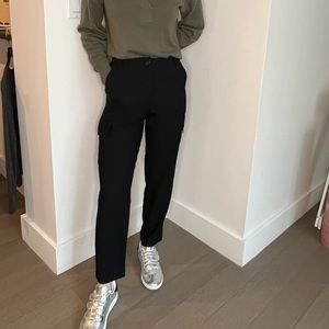 Theory Sample Black Cargo Utility Pants | Medium